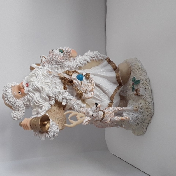 Gold and White Santa - Picture 3 of 4